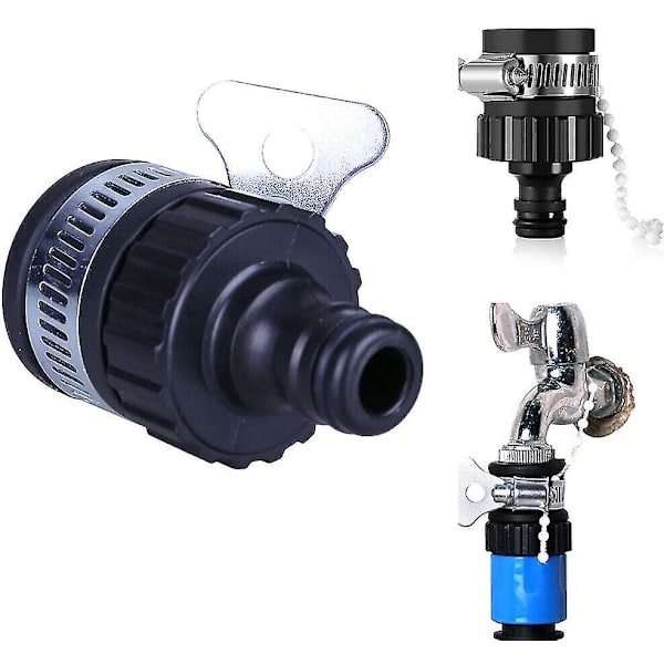 Vann Slangekobling Plast Hage Slangekran Kobling Ende Rask Slange Ende Adapter
