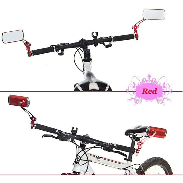 1 par justerbart sykkelspeil sykkel bakspeil sikkerhet terrengsykkel sykling tilbehør