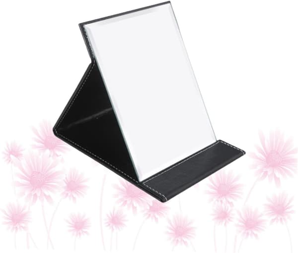 Sammenfoldeligt makeup-spejl Kompakt bærbart spejl til rejsebadeværelsesbrug Minimalistisk modedesign