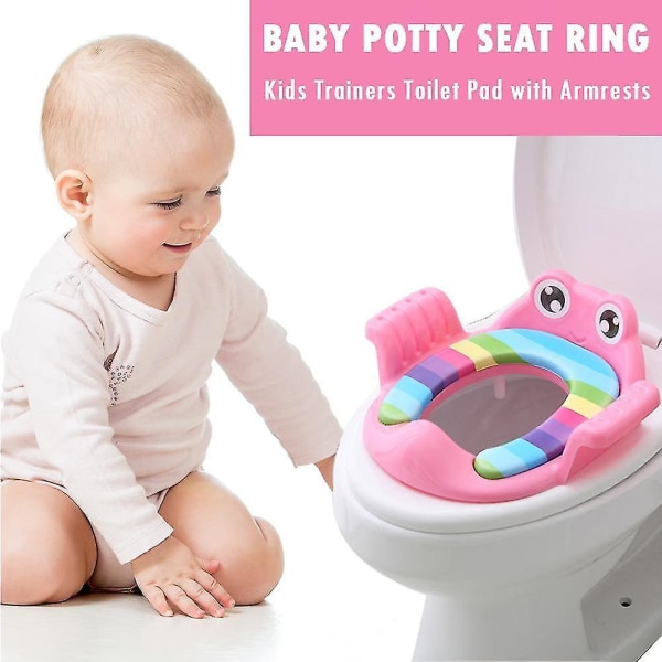 Baby wc pottaistuimen käsinojan turvallista harjoittelua ulkona