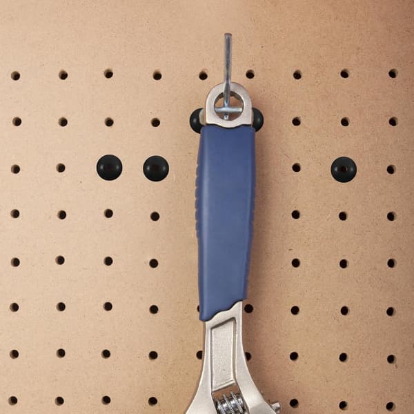 120 st svarta gummikrokar för 1/4 tums pegboardkrokar