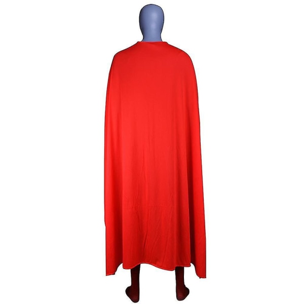 Superhelt Bodysuit Kostyme Med For Menn Voksne Fancy Up Jumpsuit Antrekk XL