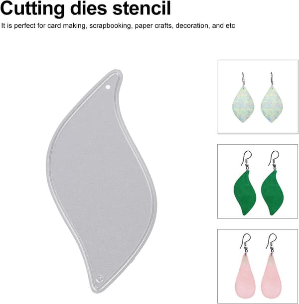 DIY Læderøreringe Skærestanser Kulstofstål Stencil Metalskærestanser