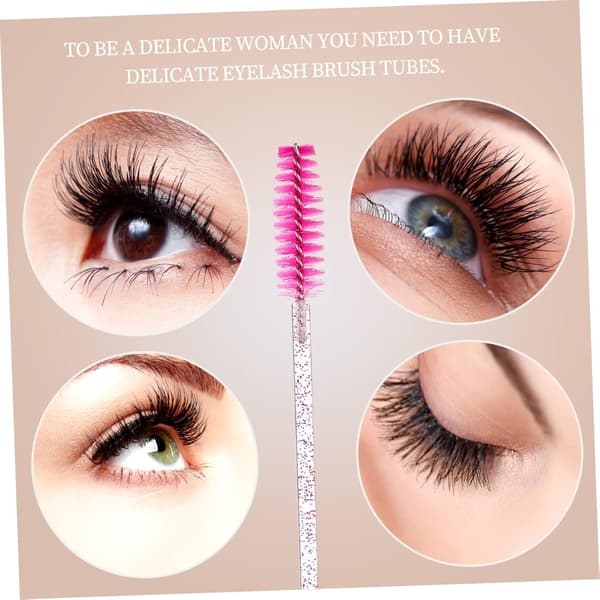 8 stk. øjenvippebørste Mascara Makeup øjenvippenøglering til vippe- og øjenbrynsbørste