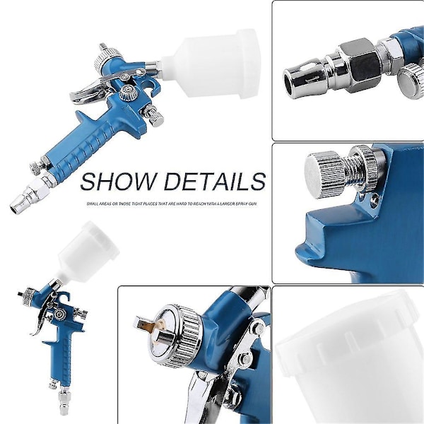 Ny Mini Air Spray Gun Car Detail Touch Up Paint Sprayer