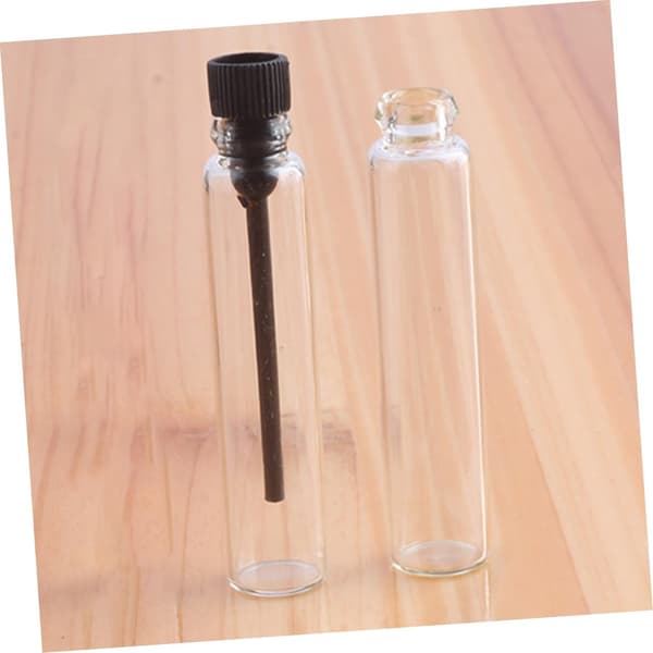 Glasdoftprovflaskor och reselotionsbehållare 50 st 2 ml minikosmetikburkar i glas