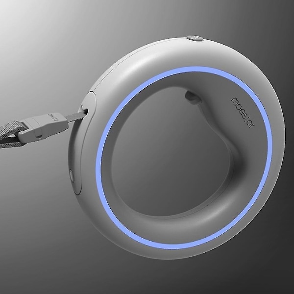 Hundetralle med Retraherbar Line og LED-Belysning
