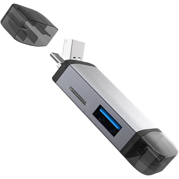 USB till läsare adapter Micro kortläsare Mångsidig kortläsare för dator USB c kortadapter Portabel