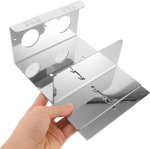 Væghængt dispenserholder i rustfrit stål til badeværelset med nem installation og minimalistisk design, egnet