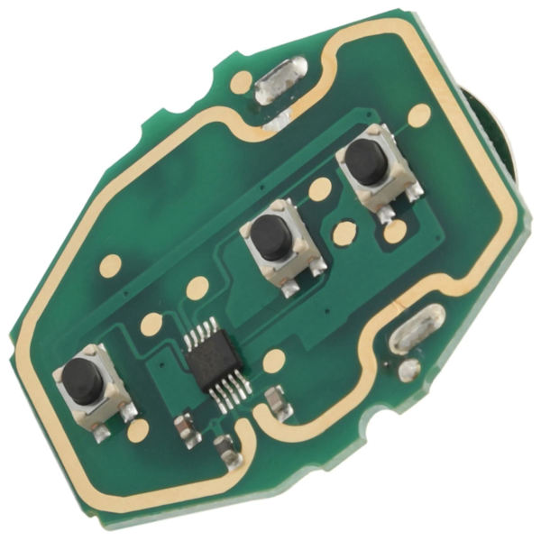 5x 3 Painikkeinen Avaimen Kaukosäätimen Piirilevy 315mhz/433mhz Sopii - 3 5 Sarja E46 E39 Ews Ilman-yuhao