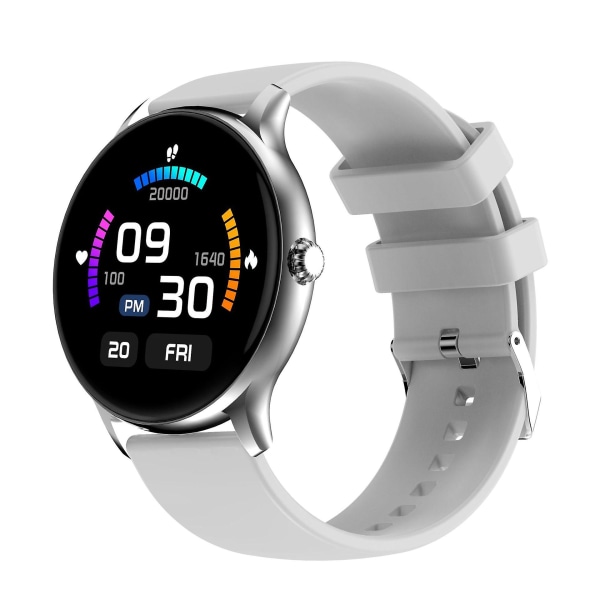 Alloy Rund Skærm Bluetooth Opkald Vandafvisende Wear Sport Smartwatch Black