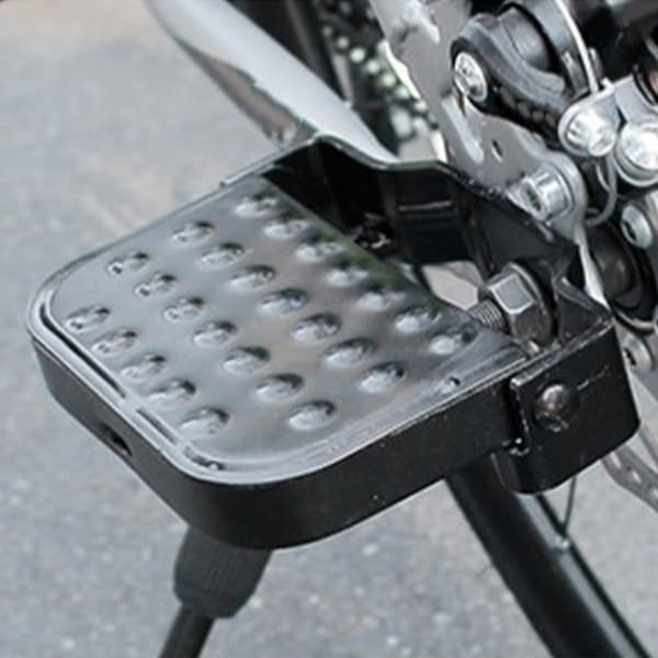 Vikbara cykelpedaler för baksäte, robusta, slitstarka, halkfria cykeltrampor