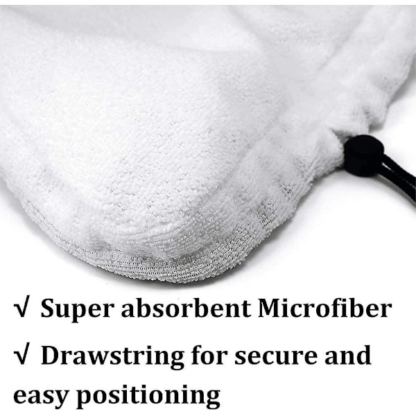 4 Dampmoppkluter, Trekantformede Mikrofiber Dampmoppkluter, Vaskbare Erstatningsdampmoppputer For Rengjøring Av Diverse Gulv