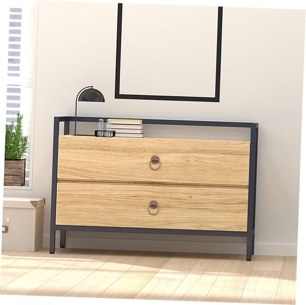 2 stk. ringhåndtak i messing til skap, dekorative håndtak til møbler, garderobe, kommode