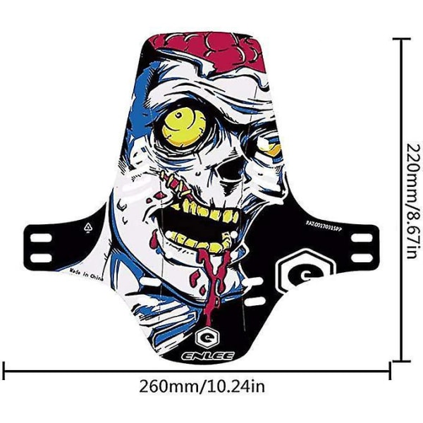 2 st Styrskydd Cykel Fender MTB Lera Skydd Fram Bak