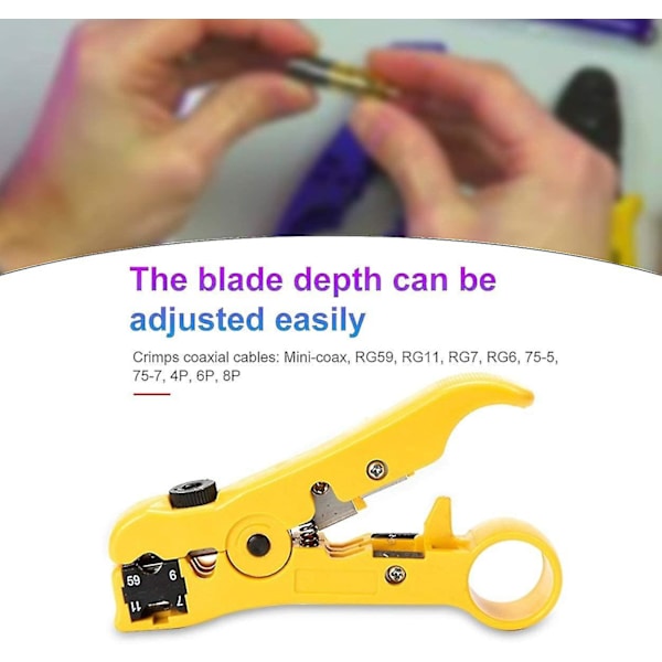 Universal Netværkskabel Afstripper Cutter Stripping Tang Værktøj