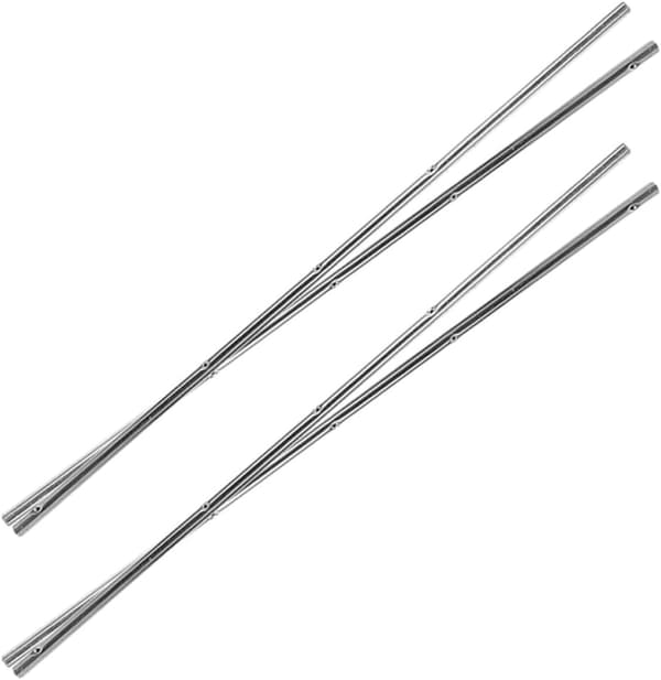 4 stk. Foosballbordstenger Erstatning 8 mm Diameter Robuste Jernfotballstenger