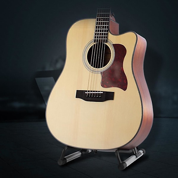 Folding Elektrisk/Akustisk Bass Gitar Stativ A-Ramme