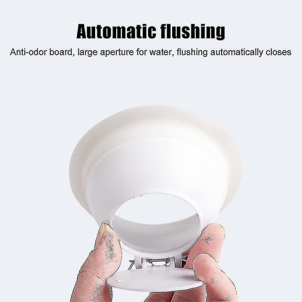 Anti-lugtprop til Squat Toilet - Squat Toilet Lukning - Hold Lugt Væk - Holdbar