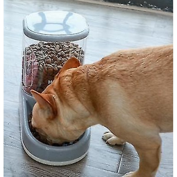 Foderopbevaring Automatisk Foderautomat til Hunde og Katte Drikkeskål