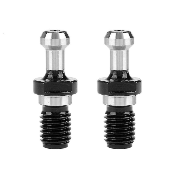 CNC Spigot Fastgjøringsknapp CNC Fræsverktøyholder (sølv svart) (2 stk)