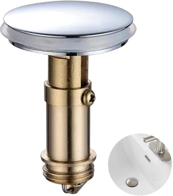 2 st Badrums Push Pop-up Click Clack Propp, 38mm Handfatspropp Pop-up Propp