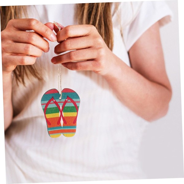 Havaijilainen puinen riippuva koriste-setti trooppiset koristeet syntymäpäivä ranta teemajuhlien koristeisiin