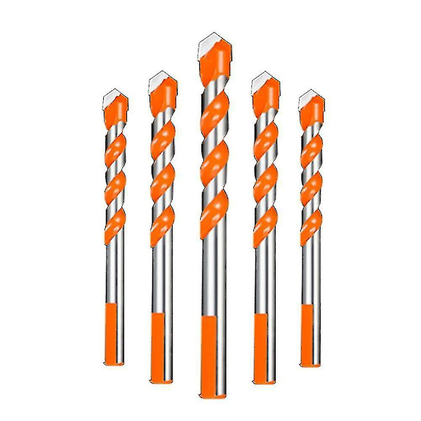 5-pack Borrset Triangel Legering Vridborr Vridborr, Drop Shiangle Triangel Wolframkarbid Kakel Betong
