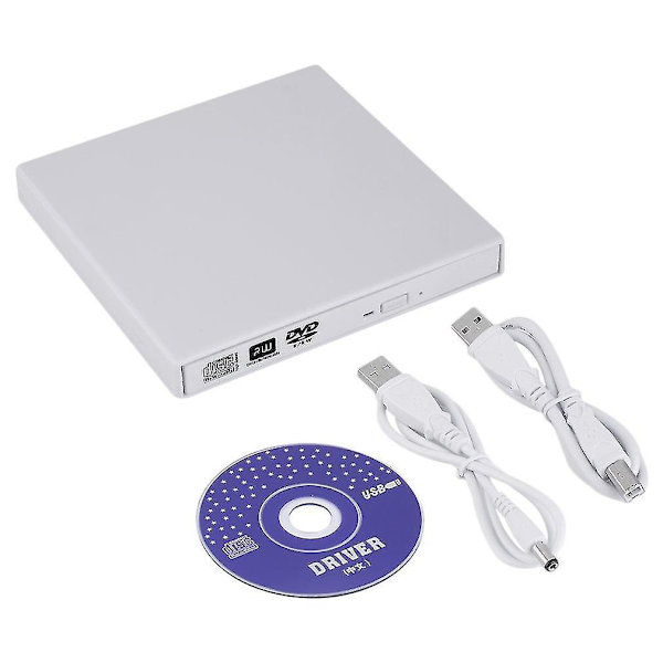 USB 2.0 Ekstern CDRW DVDRW Brennerstasjon for Bærbar PC