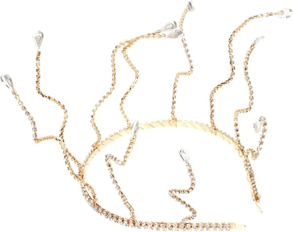 Rhinestone bryllupshodeplagg Vintage brudehårbånd Elegant hårtilbehør