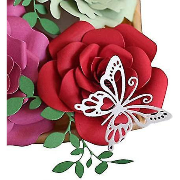 Stempel- og udskæringsdør med sommerfugl-mønster til DIY-scrapbooking
