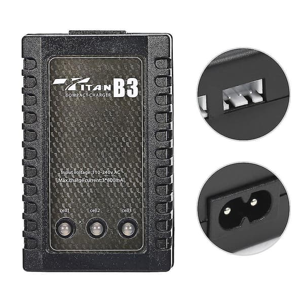 7.4V 11.1V Li-polymer Batterilader 2S 3S for RC Lipo AEG