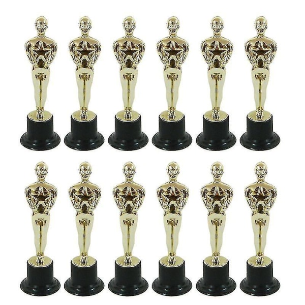 12 kpl Oscar-patsas mold Palkinnon voittajat upeat palkinnot seremonioissa ja juhlakakkujen koristelutyökalut Stcyv-yuhao