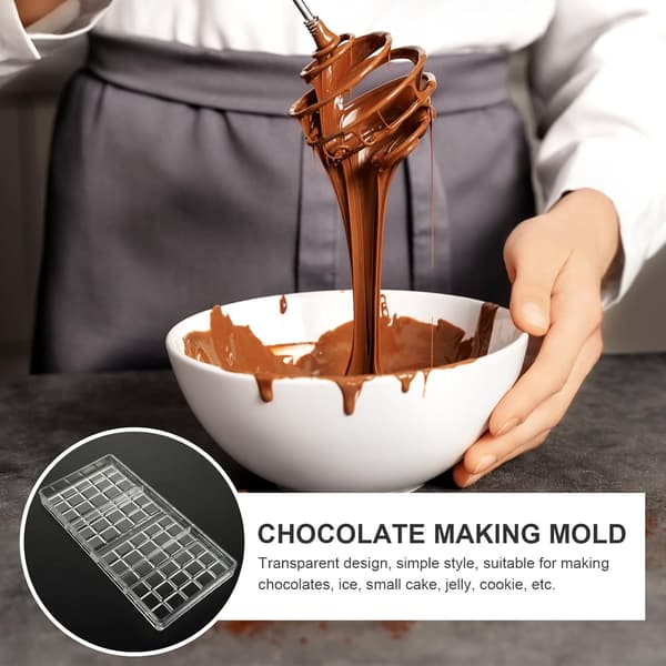 Sjokoladefremstillingssett Lett Non-Stick PE Multi-Grid Design Liten Sjokoladeform