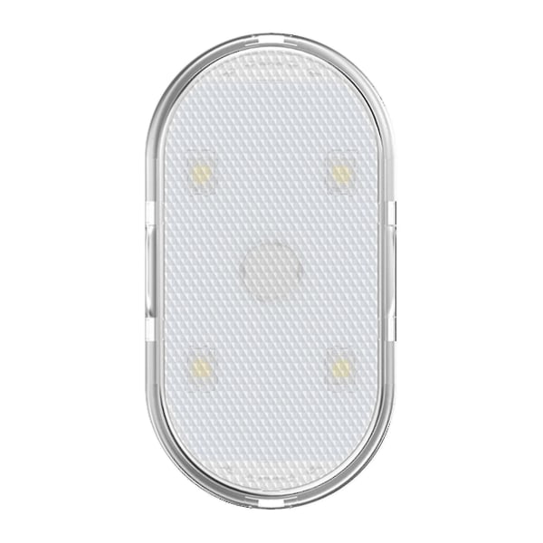 Internt LED-sensorlys for bil - Berøringsbryter, mini USB-lading (farget)