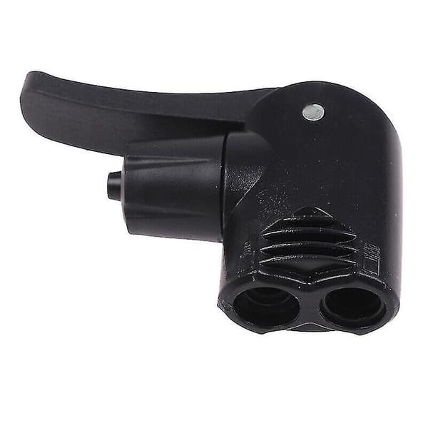 Cykelpumpadapter med dubbla ventiler för däckrör (svart) (1 st)