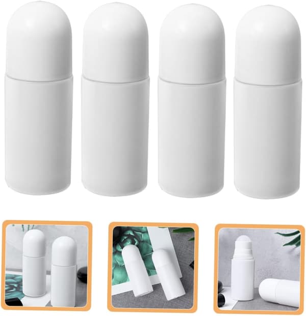 10 st 30 ml Roller-on behållare påfyllningsbara plastparfymflaskor