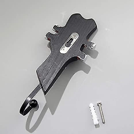 Dekorativa krokar i gitarrform för att hänga kläder