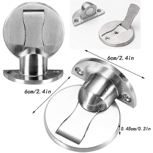 2 kpl Magneettisia Säädettäviä Ovienpysäyttimiä Vahva Magneettinen Ovienpysäytin