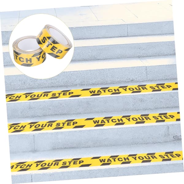 2-pack Halkskyddsvarningstejp för trappor Se upp för dig Självhäftande säkerhetsdekaler
