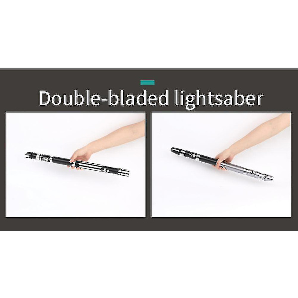 RGB Metal Lys-sværd 12 Farver 5 Lydeffekter Flash Legetøj E11argbblack E01rgbsilver