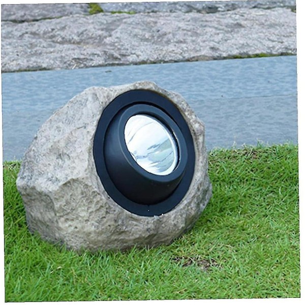 Kivi aurinkolamppu Led aurinkohartsi nurmikon lyhty valo rock spotlight vedenpitävä simulaatio kivilamppu ulkopuutarhaan, polun ulkovalaistus