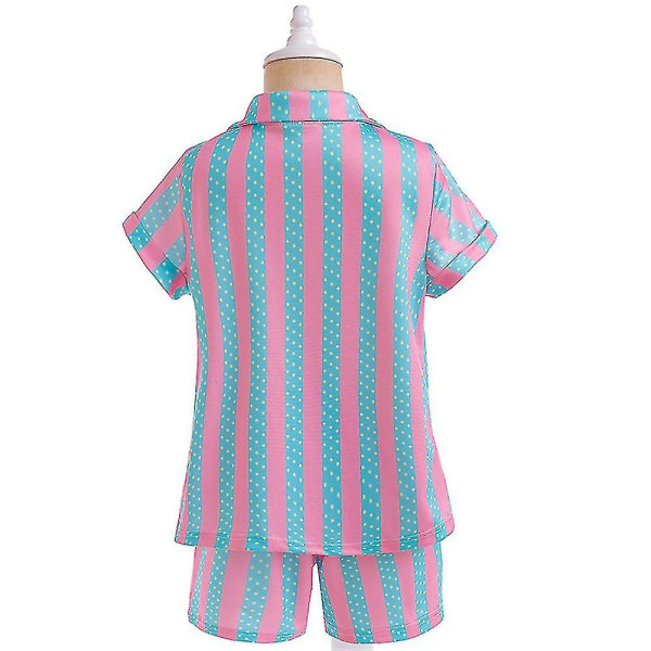 Børne Drenge Ken Kostume Strand Casual Outfits Stribede Skjorter Shorts Bukser Sæt Fancy Up 3-4 Years