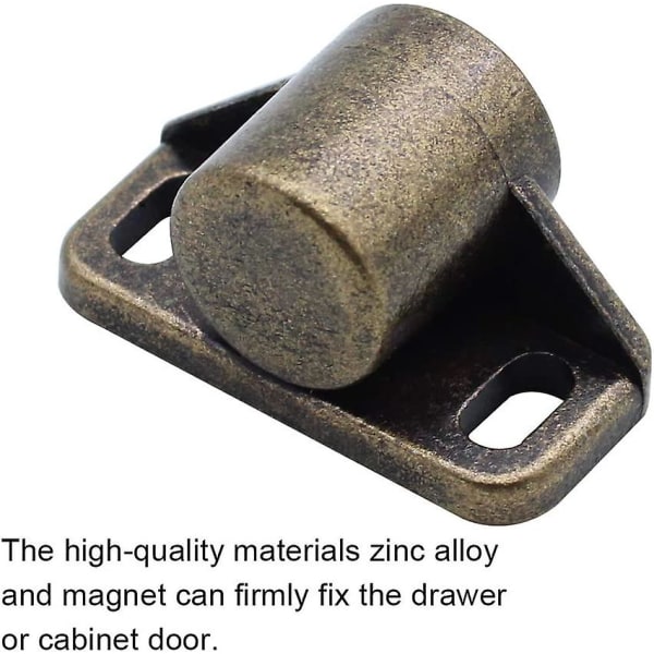 6 stk skapdørmagnet - magnetiske dørlåser - med 6 skiver og 18 skruer - magnetisk dør