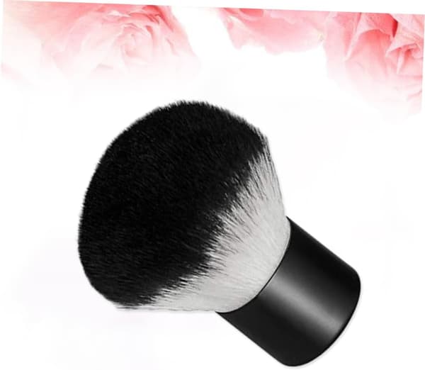 Mini Multifunktionel Makeupbørste Bærbar Foundationbørste Blød Tæt Syntetisk Fiber
