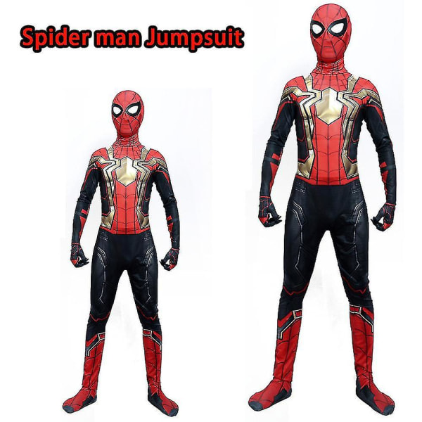 Spider-Man: No Way Home Jumpsuit Zentai Bodysuit Barn Kostyme for Gutter 9-11 Years