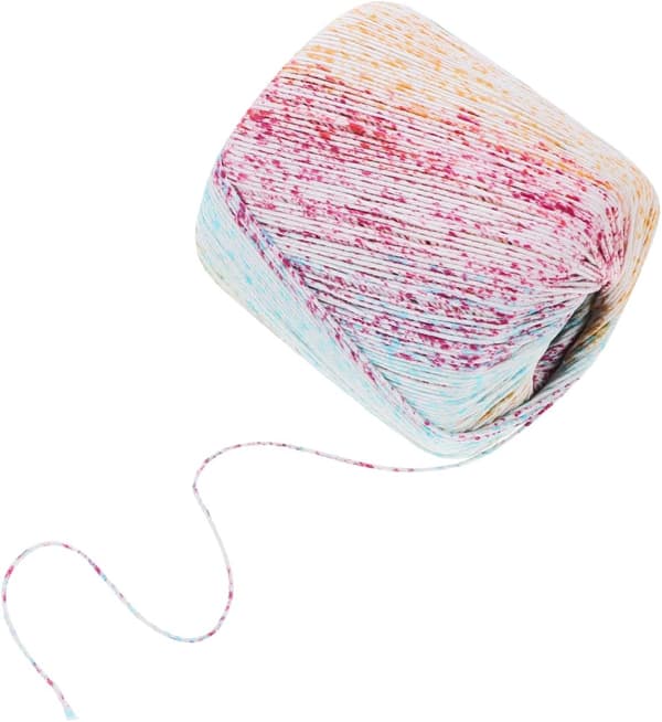 1 rulle gradient bomullsstickgarn 13 för DIY handstickning och virkning bomullstråd