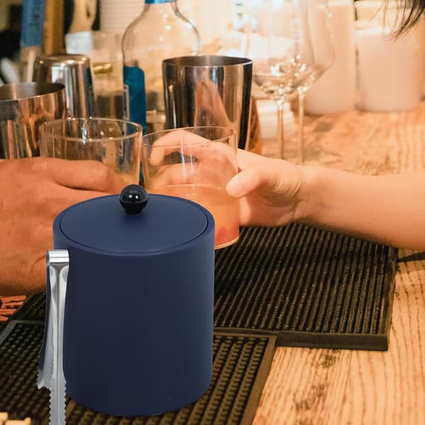Isspand i rustfrit stål med låg Stor isoleret isbeholder