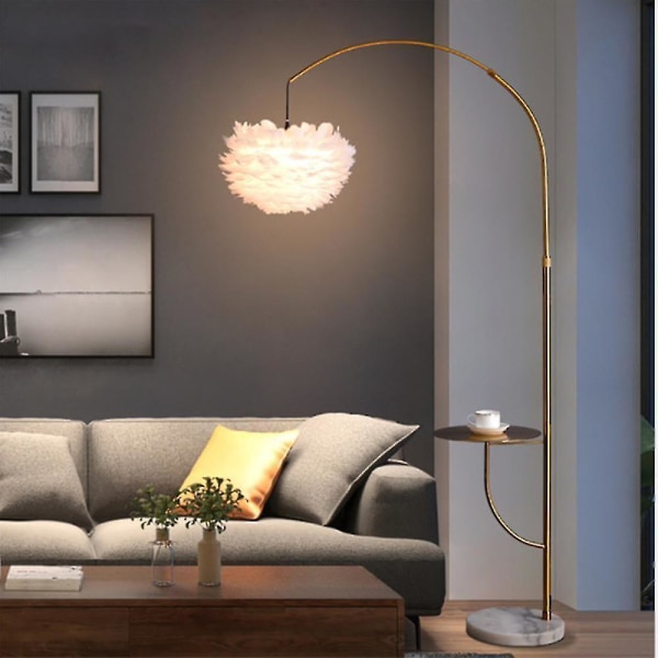 Fjærlampe Fiskegulvlampe Stue Soverom