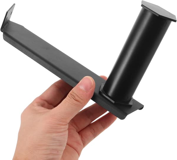 Roterbar Spoleholder 3D Printer Filamentstativ Letvægts Metal Plast Anti-Sammenfiltringsstruktur Sort
